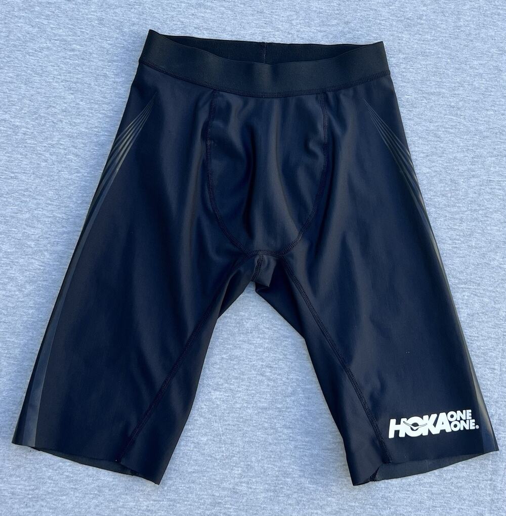 Hoka Pro Elite Spandex Half Tights Compression Running Shorts Men's Size Small